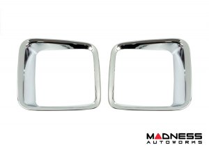 Jeep Renegade Inner Taillight Trim Pieces - Chrome 2015-2024 Jeep Renegade Inner Taillight Trim Pieces - Chrome 2015-2024